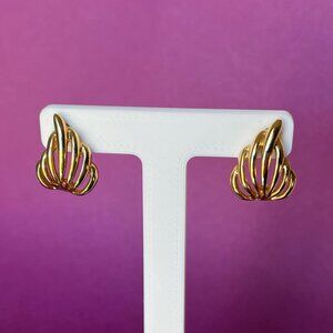 80s Gold Earrings